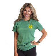 Ducks Spirit, Summit, Green, Crew Neck, Women, Map of Streets, Campus, T-Shirt, 717837